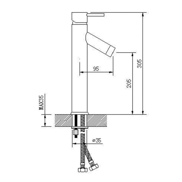 Lavatorio alto Vector - Imagen 2