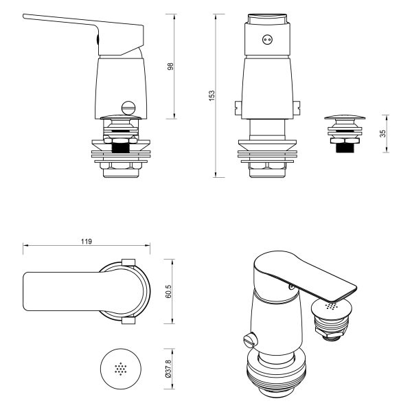 Bidet con transferencia Blaster - Imagen 2