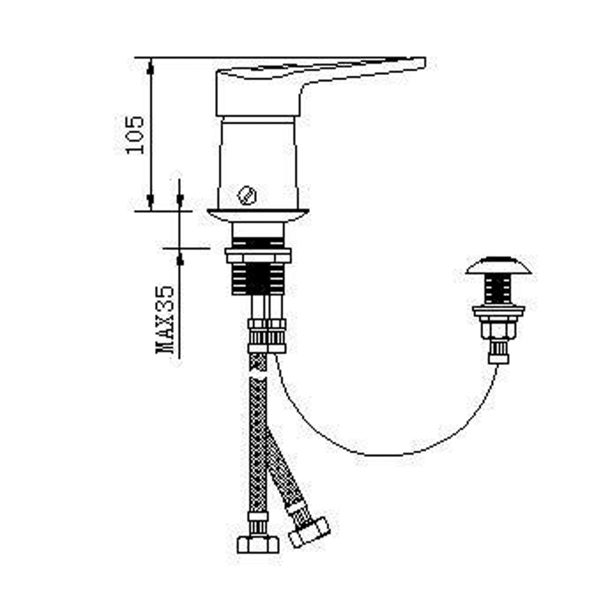 Bidet con transferencia Golf - Imagen 2