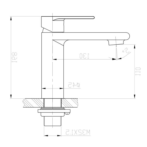 Lavatorio alto Loft - Imagen 2